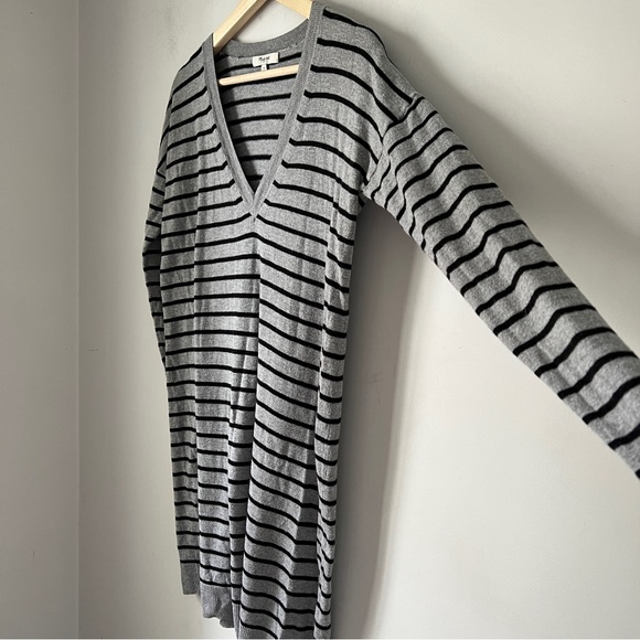 Madewell Pullover Sweater V Neck Stripes Womens Size Small - Picture 4 of 7